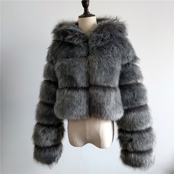 Faux fur bomber - Picture 4 of 6